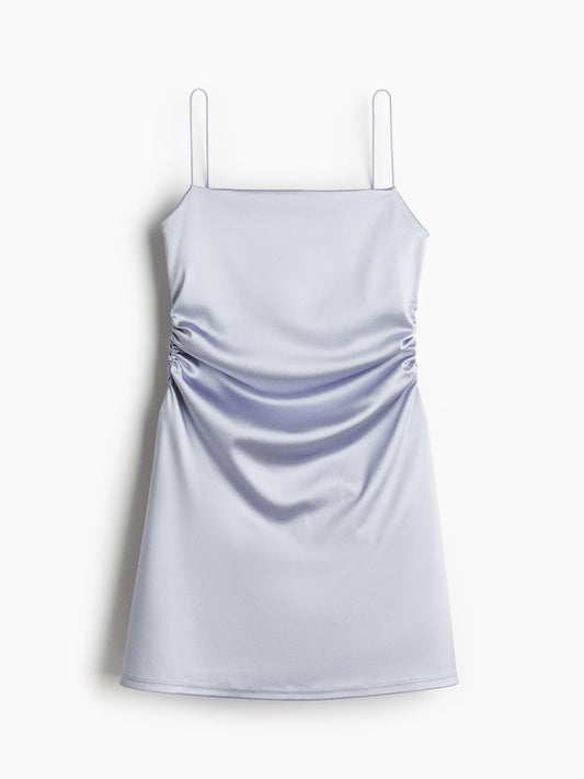 Draped slip dress